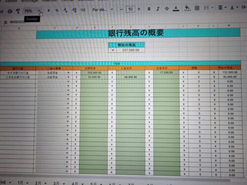 個人予算管理シート photo review